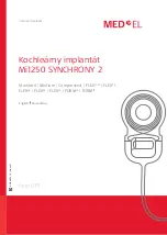 MED-EL Mi1250 SYNCHRONY 2 Instructions For Use Manual preview