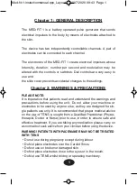 Preview for 4 page of Med-Fit Med-Fit 1 Instruction Manual