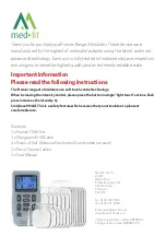 Preview for 2 page of Med-Fit Premier EMS Plus Patient Instruction & User Manual