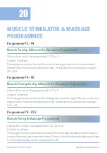 Preview for 20 page of Med-Fit Premier EMS Plus Patient Instruction & User Manual