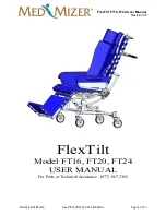 Med-Mizer FlexTilt FT24 User Manual preview