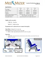 Preview for 5 page of Med-Mizer FlexTilt FT24 User Manual