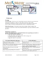 Preview for 11 page of Med-Mizer FlexTilt FT24 User Manual