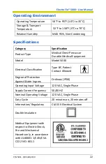 Предварительный просмотр 22 страницы Med Systems Electro Flo 5000 User Manual