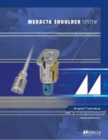 Предварительный просмотр 1 страницы Medacta Shoulder System Manual