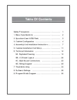 Preview for 2 page of Medalist Spectrum Avanti Elite Setup And Installation Manual