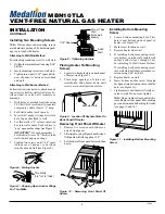 Предварительный просмотр 8 страницы Medallion MBN10TLA Owner'S Operation And Installation Manual