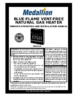 Предварительный просмотр 1 страницы Medallion MBN20LB Owner'S Operation And Installation Manual