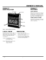 Предварительный просмотр 3 страницы Medallion MBN20LB Owner'S Operation And Installation Manual