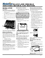 Предварительный просмотр 8 страницы Medallion MBN20LB Owner'S Operation And Installation Manual