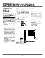 Предварительный просмотр 10 страницы Medallion MBN20LB Owner'S Operation And Installation Manual