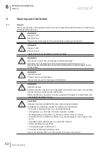 Предварительный просмотр 42 страницы MEDAP 5752 4856 Operating Instructions Manual