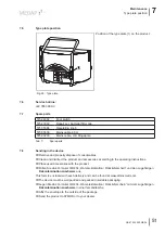 Предварительный просмотр 51 страницы MEDAP 5752 4856 Operating Instructions Manual