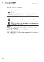 Preview for 20 page of MEDAP 5752 4916 Operating Instructions Manual