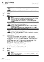 Preview for 22 page of MEDAP 5752 4916 Operating Instructions Manual