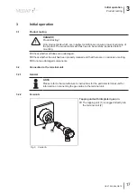 Предварительный просмотр 17 страницы MEDAP FINA AIR Operating Instructions Manual