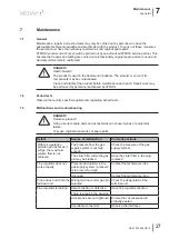 Предварительный просмотр 27 страницы MEDAP FINA AIR Operating Instructions Manual