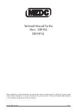 Preview for 1 page of MEDC DB1PUL Technical Manual