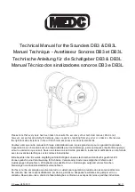 Preview for 1 page of MEDC HORN DB3 Technical Manual