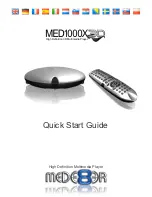 Mede8er Med1000X3D Quick Start Manual preview