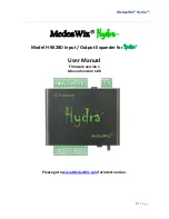 MedeaWiz Hydra H-9X28D User Manual preview