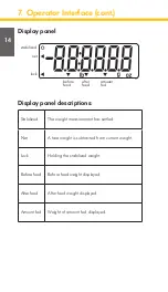 Preview for 14 page of Medela BabyWeigh II Instructions For Use Manual