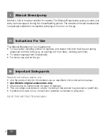 Preview for 4 page of Medela Base Instructions For Use Manual