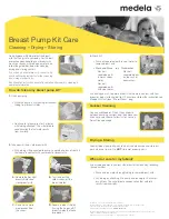 Preview for 1 page of Medela Breast Pump Kit Care Cleaning