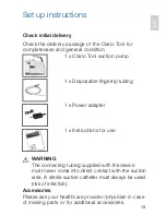 Preview for 13 page of Medela Clario toni Instructions For Use Manual