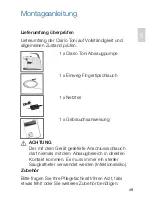 Preview for 49 page of Medela Clario toni Instructions For Use Manual