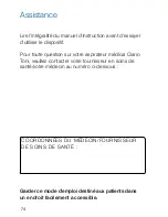 Preview for 74 page of Medela Clario toni Instructions For Use Manual