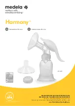 Preview for 1 page of Medela harmony 67161W2 Instructions For Use Manual