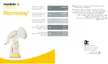 Medela Harmony Instructions For Use Manual preview