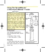 Preview for 9 page of Medela Mini-SpecialNeeds Instructions For Use Manual