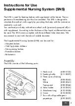 Preview for 3 page of Medela Supplemental Nursing System Instructions For Use Manual