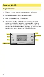 Preview for 10 page of Medela Waterless Milk Warmer Instructions For Use Manual