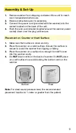 Preview for 11 page of Medela Waterless Milk Warmer Instructions For Use Manual