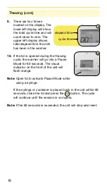 Preview for 20 page of Medela Waterless Milk Warmer Instructions For Use Manual