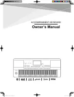 Medeli AKX10 Owner'S Manual preview