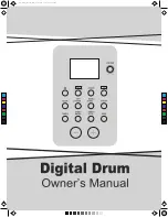 Preview for 1 page of Medeli DD 620 BX Owner'S Manual