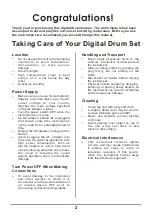 Preview for 2 page of Medeli DD502 Instruction Manual