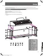 Предварительный просмотр 7 страницы Medeli DP760K Quick Start Manual