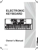Medeli ELECTRONIC KEYBOARD Owner'S Manual preview