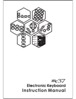 Medeli mc37 Instruction Manual предпросмотр