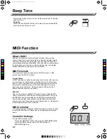 Предварительный просмотр 22 страницы Medeli SP3000 Onwers Manual