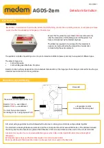 Предварительный просмотр 6 страницы Medem AGDS-2em Installation Instructions Manual