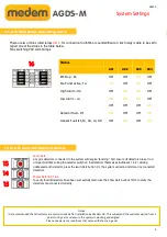 Preview for 4 page of Medem AGDS-M Installation Instructions Manual