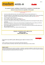 Preview for 9 page of Medem AGDS-M Installation Instructions Manual