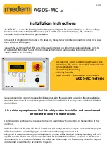 Medem AGDS-MC v2 Installation Instructions Manual preview