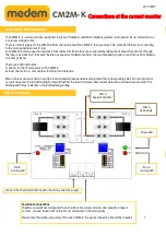 Предварительный просмотр 2 страницы Medem CM2M-K Installation Instructions